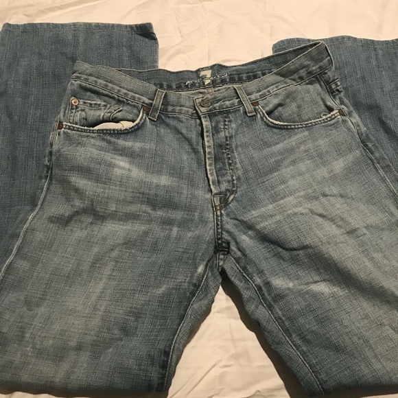 EUC Men’s 32W 7 for all mankind jeans - Picture 3 of 7